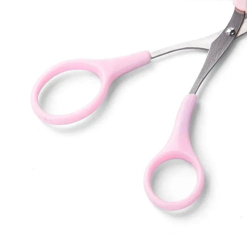 1/2/3/4Pcs Eyebrow Trimmer Makeup Tools Stainless Steel Eyebrow Scissors with Comb Hair Removal Eyebrows Shaping Makeup Tools